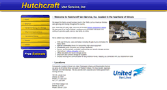 Desktop Screenshot of hutchcraftvanservice.com